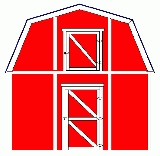 Gambrel Roof Barn Plans