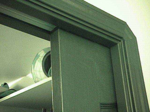 Photo of a pocket door.