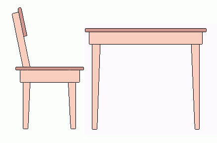Child's Table and Chairs