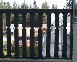 Photo of a guardrail.