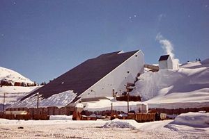 The Granduc Mine in 1969 in Stewart BC